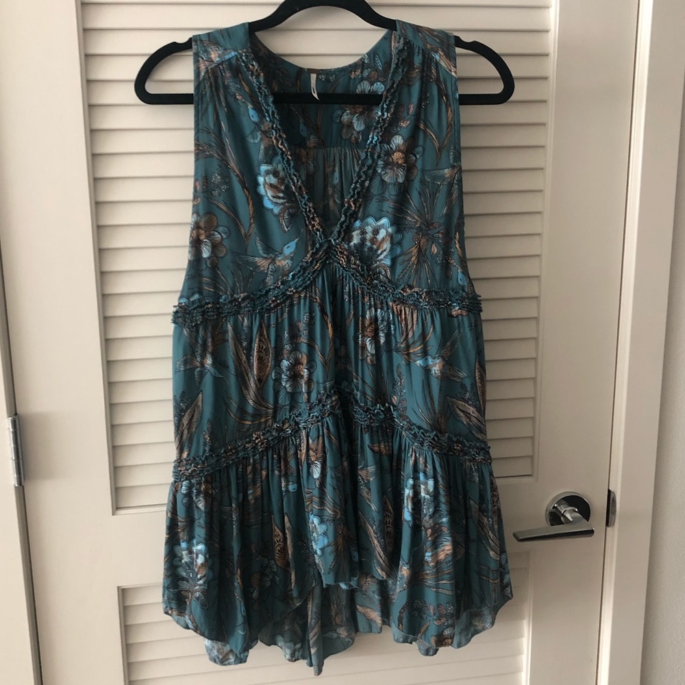 FREE PEOPLE Floral Mini Dress